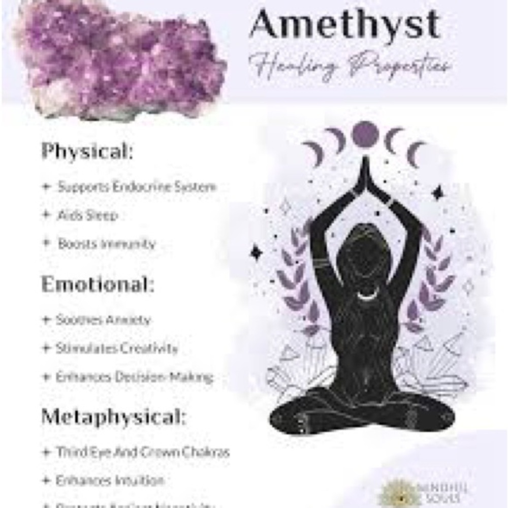 Amethyst 925 Silver Plated Necklace - Picture 4 of 4